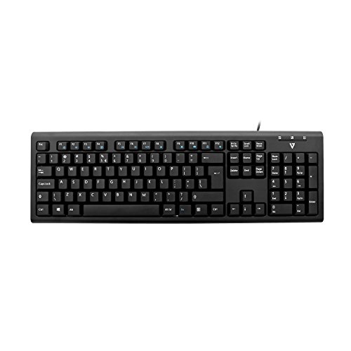 Teclado V7 CKU300UK (Com Cabo - Layout UK) V7 - Teclados - com cabo, layout uk