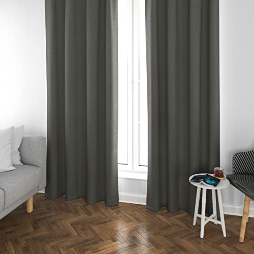 Pack de cortina para janela e rodas MERCURY TEXTIL MERCURY TEXTIL - Cortinas e cortinados - cortina, rodas, janela, poliéster, alumínio