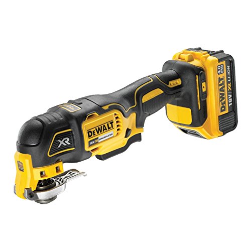 Ferramenta Multiuso DEWALT DCS182-2B | Laranja, Amarelo Dewalt - Ferramentas elétricas multifuncionais - laranja, amarelo, bateria recarregável, acessórios