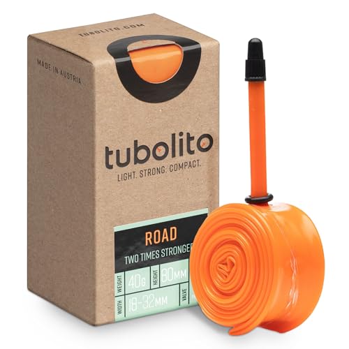 Tubo para Bicicleta ROAD 80mm (Laranja) Tubolito - Pneus automotivos - 80 mm, alumínio, laranja