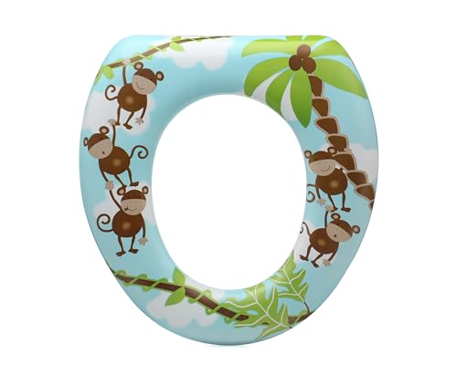 Redutor para WC KIOKIDS (1 Unidade - 2,5 L) Kiokids - Móveis para bebês e crianças pequenas - 2,5 l, macacos, confortável, seguro