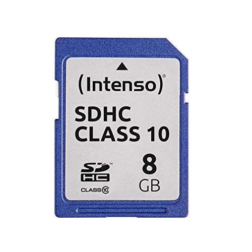 Cartão de Memória INTENSO 8GB SDHC (SD - 8 GB) Intenso - Cartões de memória flash - 8 gb, SDHC, Classe 10, 20 MB/s