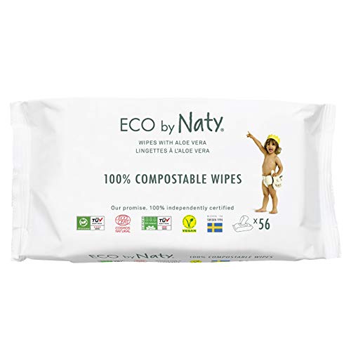 Toalhitas ECO BY NATY 672 Unidades (12 Pacotes) NATY - Muda fraldas - ecológico, 12 pacotes, 672 unidades, bebé