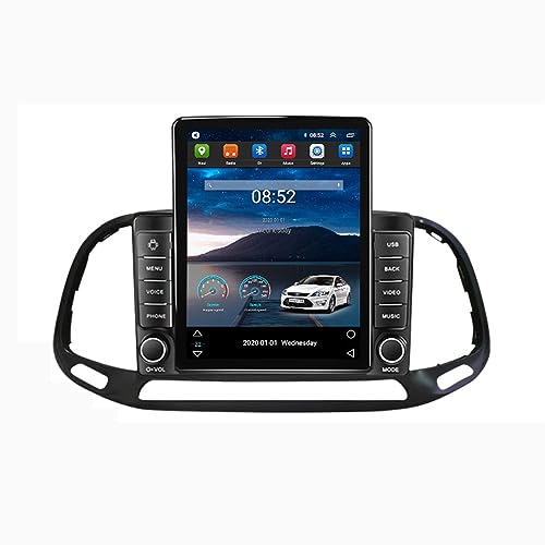 Rádio Auto RUCERU Fiat Doblo 2015-2019 com Bluetooth 5.0/Mirror Link/Radio FM RDS/Carplay Android RUCERU - Ferramentas de medição e sensores - fiat doblo, bluetooth 5.0, mirror link, carplay android