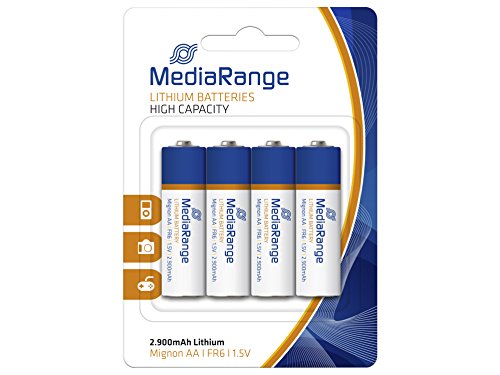 Pilha Recarregável MEDIARANGE MRBAT154 (Lítio - 1.2V) MediaRange - Baterias - litio, 1540 mAh, 1.2 V, universal, recarregável