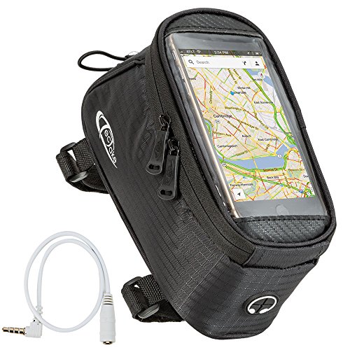 Bolsa de Transporte TECTAKE 401615 (Preto) TecTake - Peças de reposição para telemóveis - poliéster, impermeável, antiderrapante, telemóvel