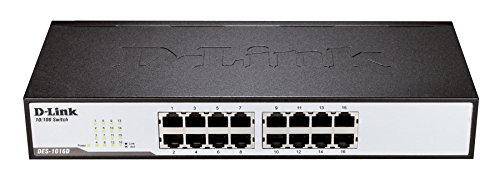 Switch de rede d-link dgs-1016mp-18 stackable unmanaged gigabit ethernet (10/100/1000) preto (Réseau) D-Link - Concentradores e comutadores - gigabit, unmanaged, stackable, preto