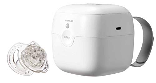 Esterilizador de Biberões e Alimentos NUBY Uv Soother Sterilizer (Branco) Nuby - Móveis para bebês e crianças pequenas - UV, branco, plástico