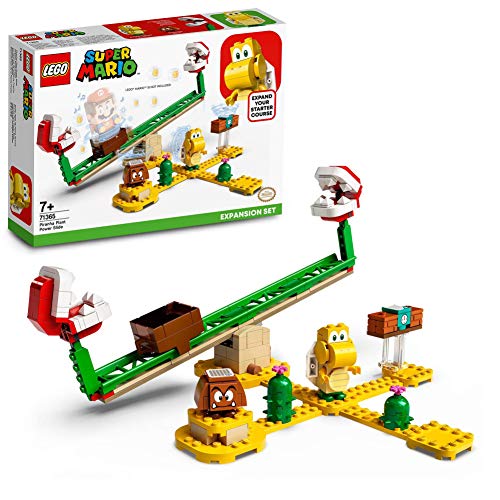 LEGO Super Mario - Power Slide Planta Piranha - 71365 (Idade Mínima: 7) LEGO - Blocos de encaixe - lego, super mario, power slide, planta piranha, 71365