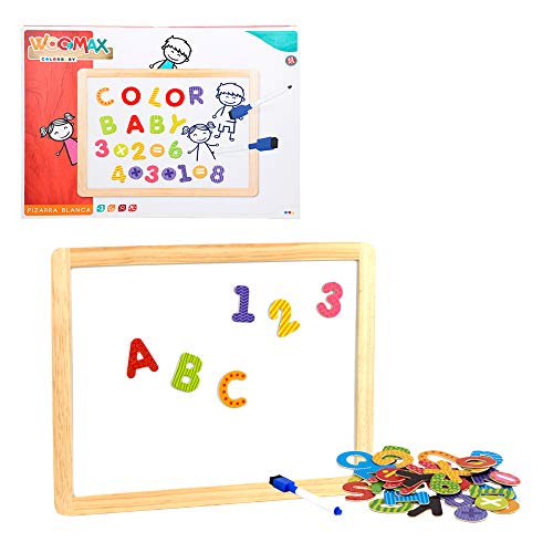 Jogo Magnético COLORBABY Magnetic Letters (Idade Mínima Recomendada: 3 anos) WOOMAX - Brinquedos - magnético, letras, 3 anos