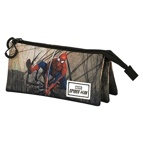 Mochila MARVEL Spider-Man Web-Slinger (23x11x6cm) KARACTERMANIA - Estojos para canetas e lápis - poliéster, spider-man, 23x11x6cm