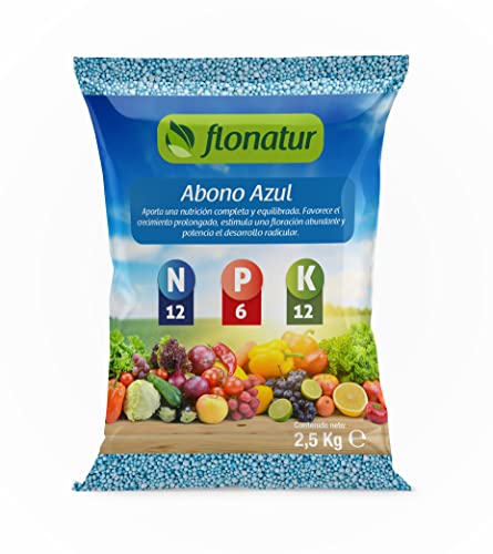 Fertilizante Azul 2.5Kg (Recondicionado Como Novo) FLONATUR - Adubos - fertilizante azul, 25kg, recondicionado