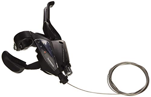 Shimano 5384 rapid-fire shift lever and brake SHIMANO - Peças da transmissão da bicicleta - bicicleta velocista, preto azul, alumínio, 170g, 3 velocidades
