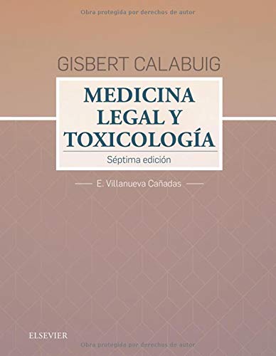 Livro Medicina Legal Y Toxicologia de Gisbert Calabuig (Espanhol) Elsevier España, S.L.U. - Livros - medicina, legal, toxicologia