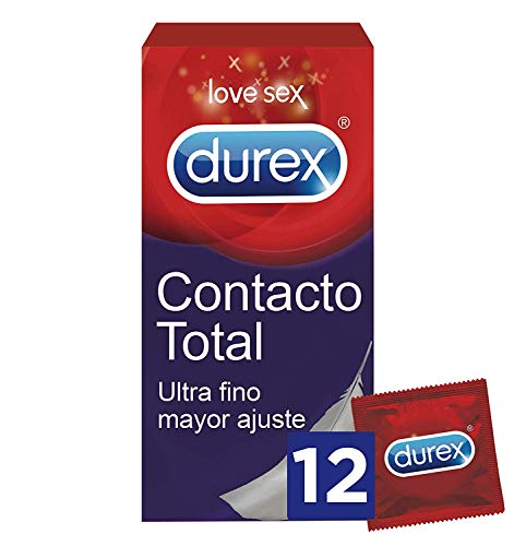 Preservativos DUREX Sensitivo Contacto Total (12 un) DUREX - Banho e corpo - sensível, contacto total, 12 unidades