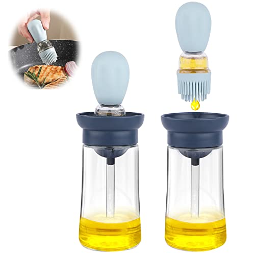 Dispensador de Óleo Fari com Espátula Azul ABHT LLC - Dispensadores de óleo e vinagre - dispensador, óleo, fari, espátula, azul