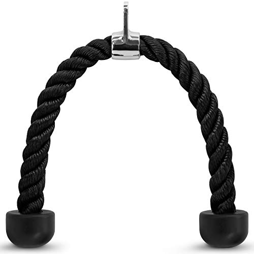 Cordas para Tríceps Aoi Sports | Preto (Fitness, Cardio e Musculação) AOI - Acessórios para máquinas de levantamento de peso e bancos de exercício - triceps, preto, fitness, cardio