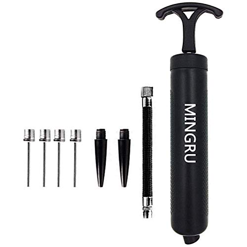 Bomba de Futebol Mingru 12'' | Preto (Ferragens) MINGRU Ltd - Equipamento atlético de uso geral - futebol, 12 polegadas, preto