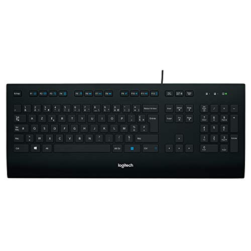 Teclado LOGITECH K280e (Com Cabo - Layout Nórdico) Logitech - Teclados - teclado cordado, layout nórdico, 104 teclas, logitech infrared