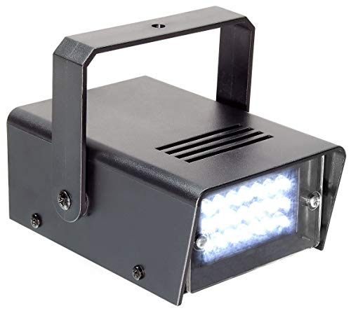 Estroboscópio e Luz de Discoteca BEAMZ 153.275 (Preto) Beamz - Iluminação de efeitos especiais - estroboscópio, luz de discoteca, 24 luzes LED, modo automático, velocidade do flash