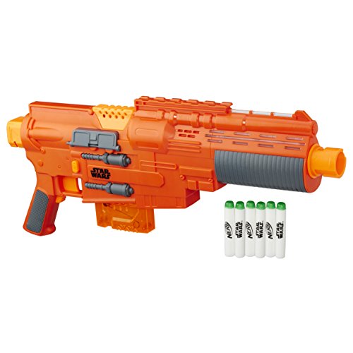 Lançador de Nerf STAR WARS Rogue One: Nerf Deluxe Blaster Sergeant Jyn Erso (Idade Mínima Recomendada: 8 anos) Hasbro - Brinquedos - lançador nerf, star wars, rogue one, jyn erso, dardos luminosos