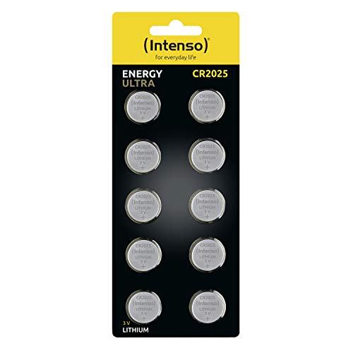 Intenso Energy Ultra Bateria Descartável Lítio Cr2025 3.6V 10Un Intenso - Baterias - litio, CR2025, 3.6V, 220mah
