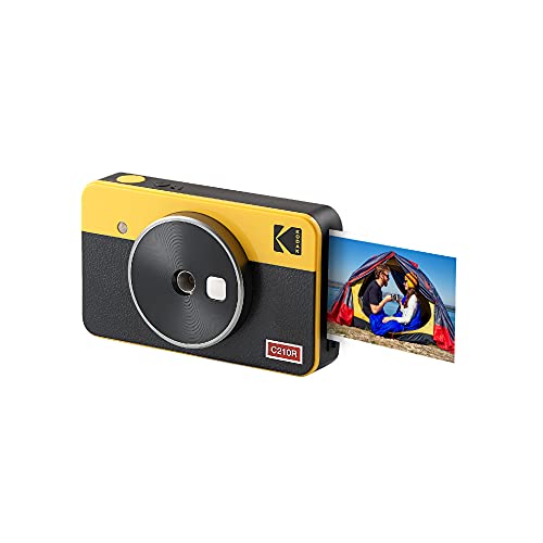 Máquina Fotográfica Instantânea KODAK Mini Shot Combo 2 (Amarelo - Li-Po 700 mAh - 51x76 mm) Kodak - Câmeras digitais - tecnologia 4Pass, bluetooth, li-po 700 mAh, 51x76 mm