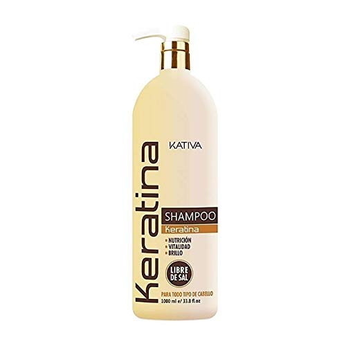 Champô KATIVA Keratina (1 L - 1000 ml) KATIVA - Shampoo & condicionador - keratina, 1 l