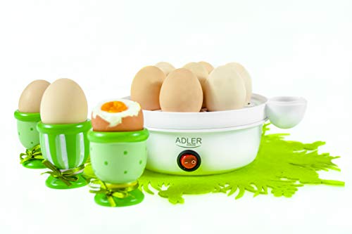 Cocedor Elétrico ADLER AD 4459 (Capacidade: 7 ovos) Adler - Cozedores de ovos - 7 ovos, 350w, indicador de água, fácil de limpar