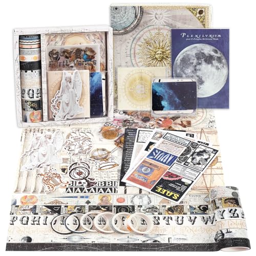 Kit de Artesanato Lychii 319 Peças Bullet Journal A6 Lychii - Adesivos e ímãs para artesanato - kit, artesanato, lychii, 319 peças, bullet journal, A6