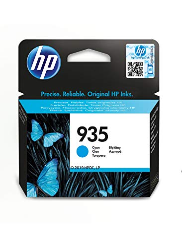 Tinteiro HP 935 Original Ciano 1 unidade(s) (Consumível Informática e Tel.) HP - Cartuchos de toner e jato de tinta - ciano, officejet, hp original