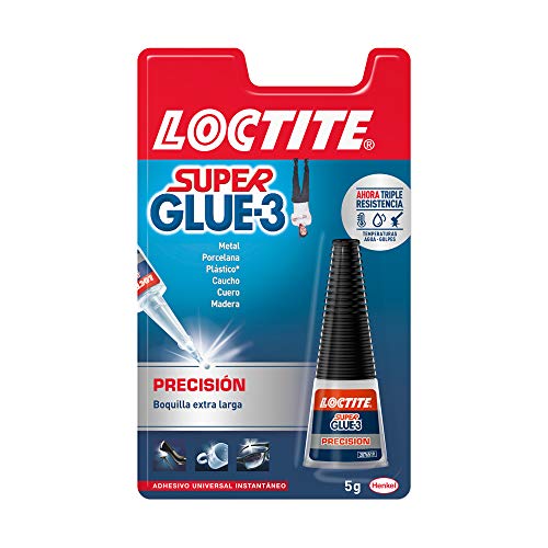 Cola Instantânea LOCTITE Precision Transparente 5G (50 g) Loctite - Cola e adesivos de hardware - transparente, 5g, resistente à água, adesão rápida