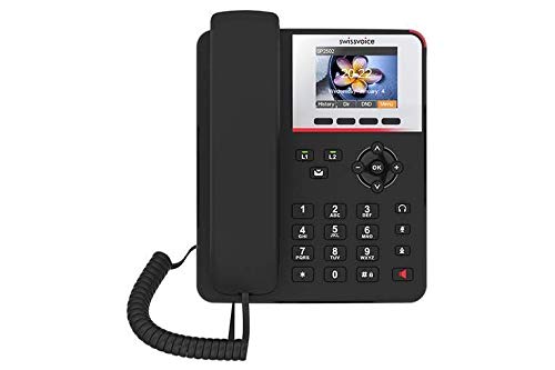 Telefone fixo com identificador de chamadas SWISSVOICE CP2502 Swissvoice - Telefones com fios - identificador de chamadas, fixo