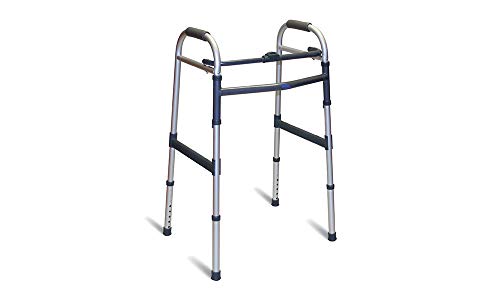Andarilho CAMINHO 2 em 1 Dobrável e Regulável em Altura Invacare - Tabuleiros e lençóis de transferência - dobrável, regulável em altura, 77-95cm, 135kg