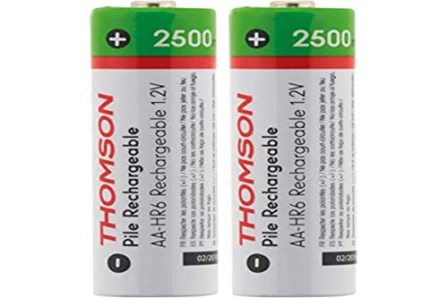 Pilha Recarregável THOMSON Hr06 Aa 2500 Mah Hbf - Baterias de uso geral - 2500 mAh, 12 v, aa, recarregável
