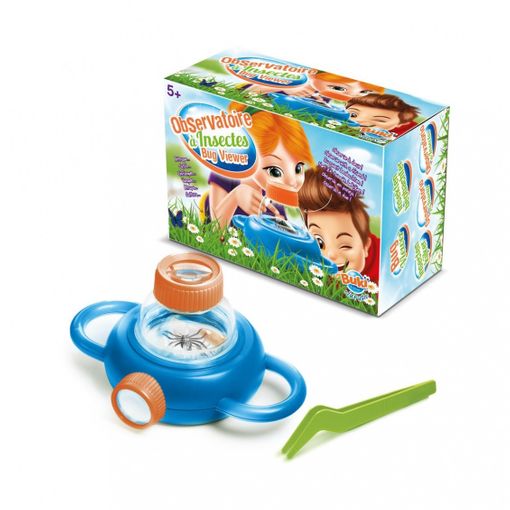 Conjunto de Ciência e Brinquedo BUKI BL010 Buki - Kits de coleta de insetos - microscópio, zoom x6, zoom x4, insetos