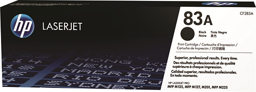 Tóner HP Original CF283A - Preto (Consommable pour imprimante) HP - Cartuchos de toner e jato de tinta - laser, preto, 1500 páginas
