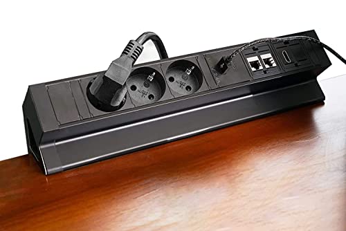 Extensão Elbe Inno (3 Tomadas - 1.5m) Elbe Inno - Fios e cabos elétricos - 3 tomadas, 1.5m, pvc, preto