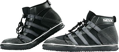 Botas Unisexo SEAC ROCK HD Preto para Nautica (EU 37) SEAC - Roupa - unisexo, nautica, borracha, preto