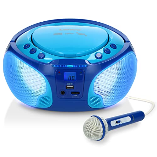 Rádio Lenco SCD 650BU | Azul (Rádio) Lenco - Reprodutores de áudio e gravadores - cd, mp3, usb, auscultadores