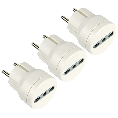 Adaptador de Viagem ELECTRALINE 92359 Branco Electraline - Inversores de energia - adaptador, viagem, branco