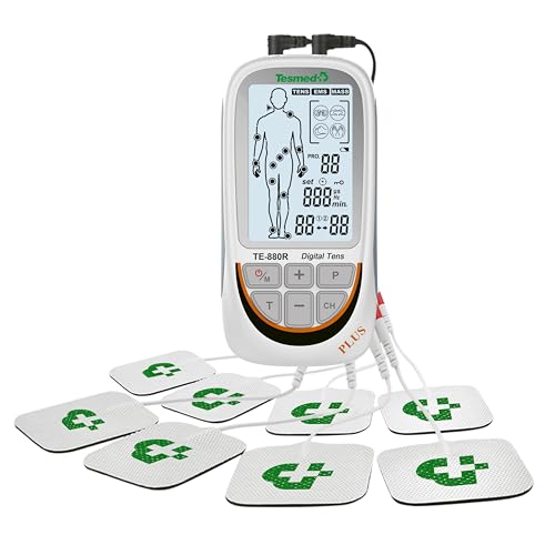 Eletroestimulador de Músculos TESMED TE-880R Plus TESMED - Estimuladores musculares elétricos - eletroestimulador, músculos, tesmed