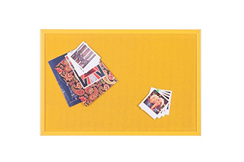 Quadro de Cortiça BI-OFFICE (Amarelo - 60x40cm) BI-OFFICE - Quadros de avisos - cortiça, amarelo, 60x40cm