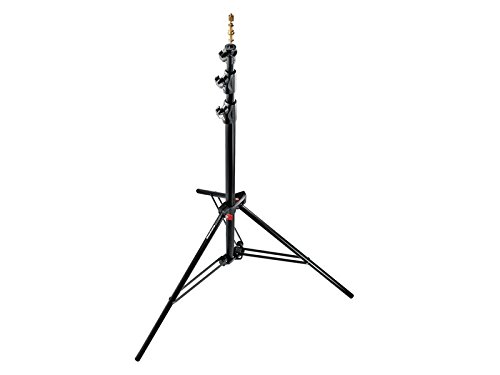 Tripé de Estúdio MANFROTTO 1005BAC-3 (Altura Máxima: 2.73 m - 3 Seções) Manfrotto - Suportes de estúdio e montagens - 2.73 m, 3 seções, preto, alumínio e aço