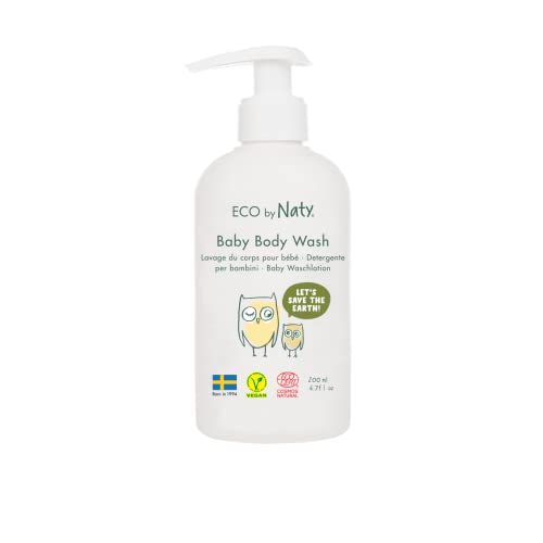 Sabonete NATY BABY Body Wash (200 ml) Naty AB - Gel de banho - sabonete líquido, corpo, suave, delicado