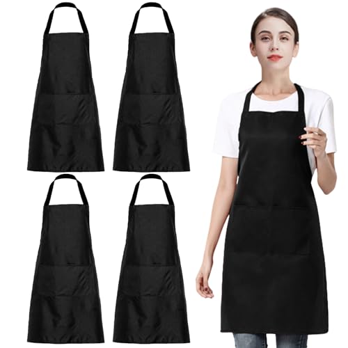 Colete de Cozinha EUPSIIU 4 Peças Preto EUPSIIU - Equipamento de proteção individual (epi) - poliéster, preto, 60x70 cm, 4 peças