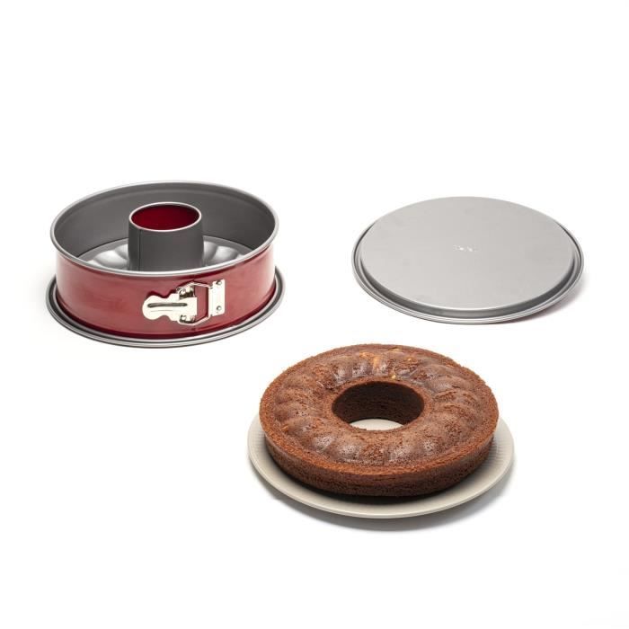 Forma para Bolo DELIBAKE 25cm Redondo com Alça Tefal - Formas para bolos e moldes - 25 cm, redondo, alça, metal