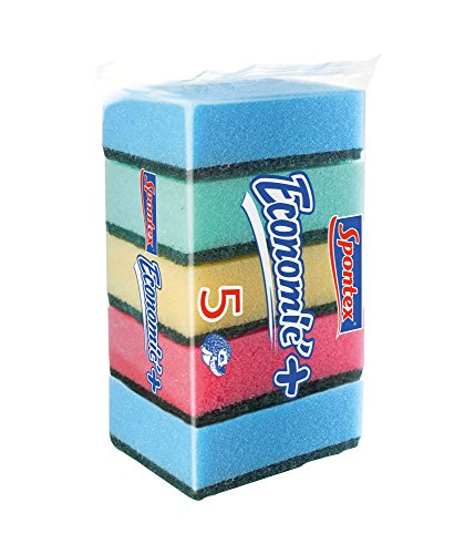 Esponjas SPONTEX 61590001 (Multicor - Poliuretano) Spontex - Esponjas e esfregões - poliuretano, multicor, 5 peças