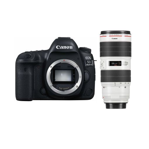 Máquina Fotográfica Reflex CANON EOS 5D Mark IV (Full-Frame) Canon - Câmeras - máquina fotográfica, reflex, canon eos 5d mark iv, full-frame, sensor cmos, processador digic 6+, af 61 pontos, vídeo 4k