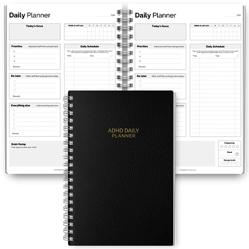 Planificador Diário Para Adultos Neurodiversos com Tda Templatables - Calendários, organizadores e planejadores - planificador, diário, adultos, neurodiversos, tdah